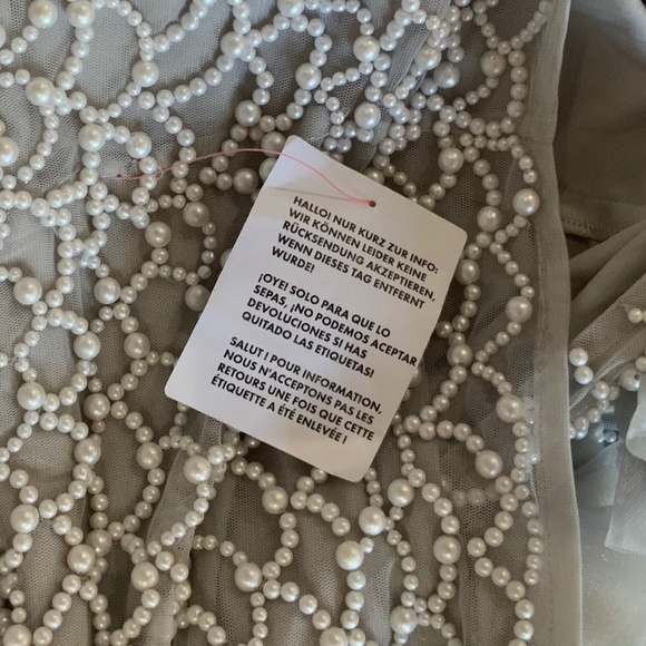 ASOS Luxe Pearl Embellished Skirt Size… - Picture 8 of 10